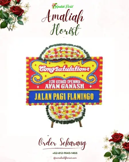 Sewa Papan Bunga Gane Timur Selatan