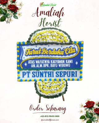 Papan Bunga Duka di Gane Timur Selatan