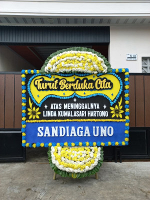 Papan Bunga Duka di Gane Timur Selatan